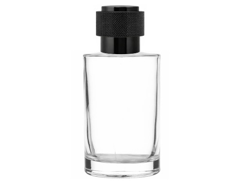 100ml Tower Squat perfume bottle with black round cap