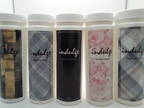 250ml perfumed talc body powder bottle