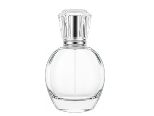 30ml atlas perfume bottle with silver crown tall cap
