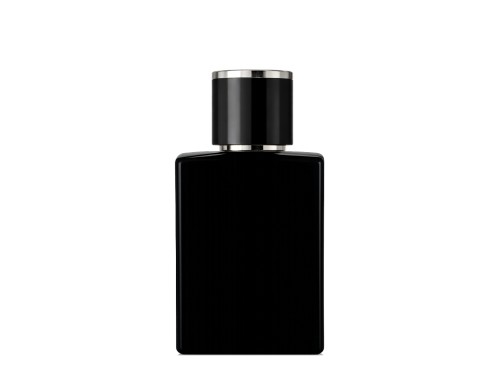 30ml ebony black perfume bottle with black silver cap