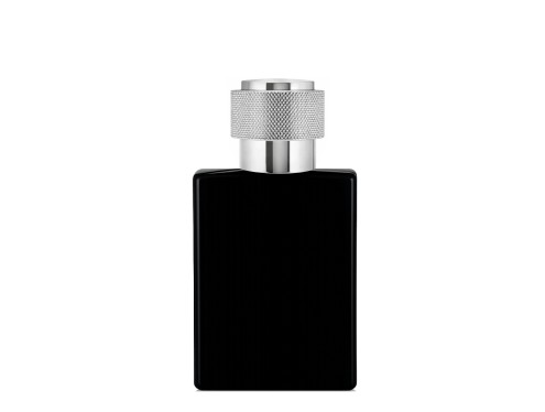 30ml ebony black perfume bottle with silver round cap