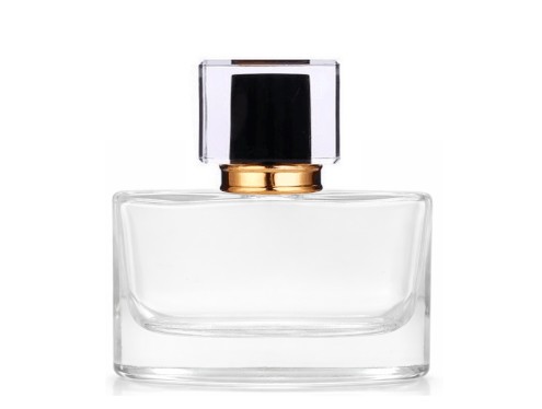 40ml narcissus perfume bottle with black gold cap