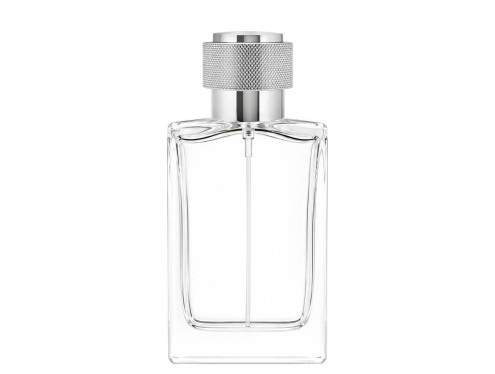 50ml alabaster slim clear perfume bottle with silver round cap