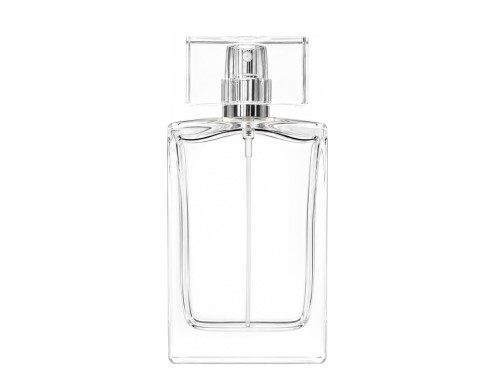 50ml alabaster slim perfume bottle with silver clear cap