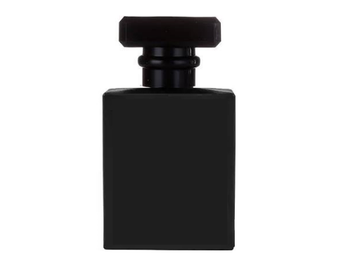 50ml ebony slim black perfume bottle with black cap