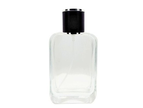 50ml ingot perfume bottle with black cap