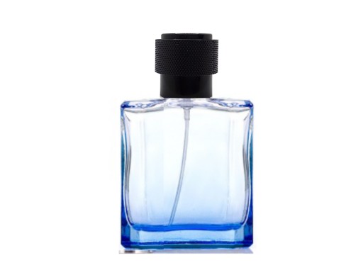 50ml liberty blue perfume bottle with black oil can cap