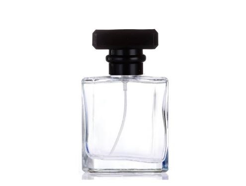 50ml liberty clear perfume bottle with clear cap