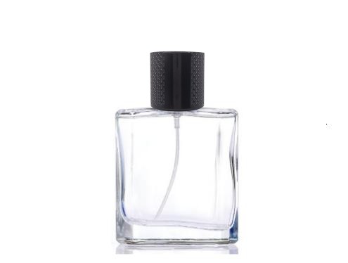 50ml liberty clear perfume bottle with clear cap