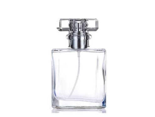 50ml liberty clear perfume bottle with clear cap