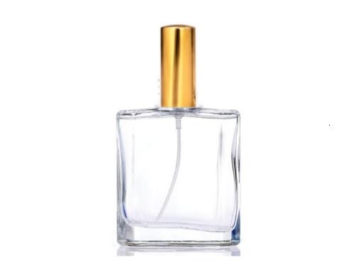 50ml liberty clear perfume bottle with clear cap