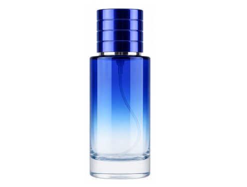50ml pisa blue perfume bottle with blue cap
