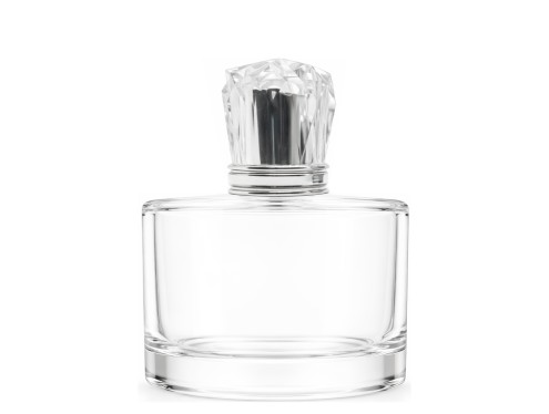 50ml rotunda clear perfume bottle silver crown cap