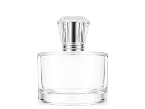50ml rotunda clear perfume bottle silver tall crown cap