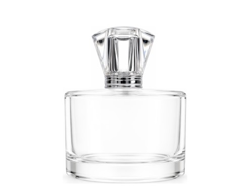 50ml rotunda clear perfume bottle with silver crown cap