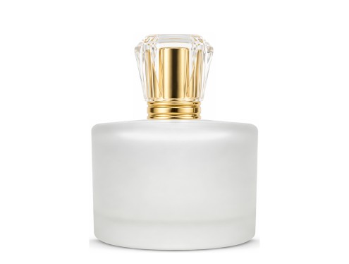 50ml rotunda frosted perfume bottle gold tall crown cap