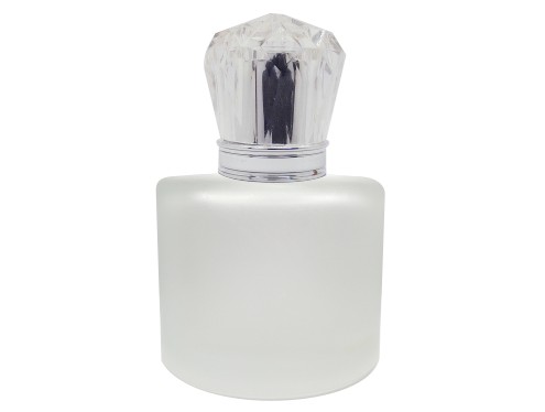 50ml rotunda frosted perfume bottle silver crown cap