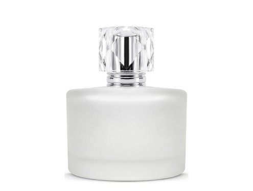 50ml rotunda frosted perfume bottle silver flat diamond cap