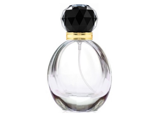 55ml pantheon perfume bottle with black gold cap
