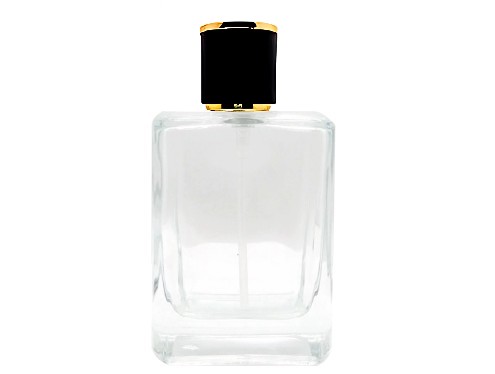 55ml topaz perfume bottle black gold cap