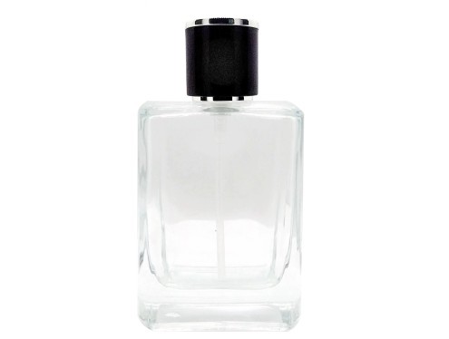 55ml topaz perfume bottle black silver cap