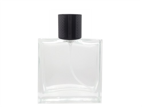 60ml marine frosted perfume bottle with silver cap