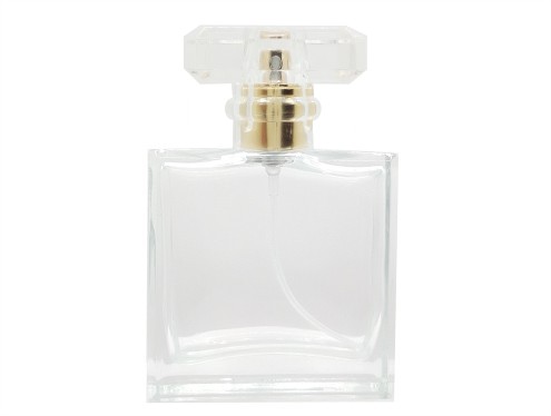 60ml piazza perfume bottle gold pump clear cap