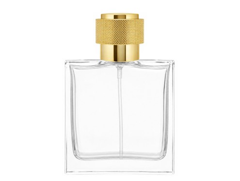 60ml piazza perfume bottle gold round cap