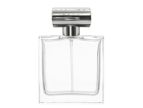 60ml piazza perfume bottle silver oval cap