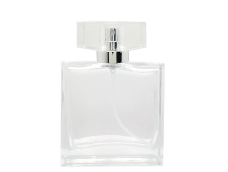 60ml piazza perfume bottle silver pump clear silver acrylic cap