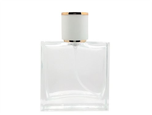 60ml piazza perfume bottle white gold round cap