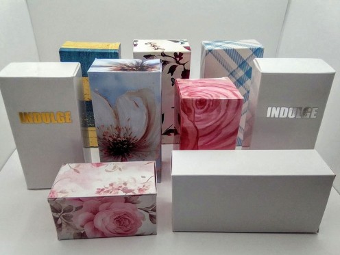 custom printed foiled perfume boxes